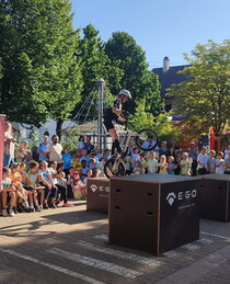 Die Fahrrad Trial Show war der krönende Abschluss